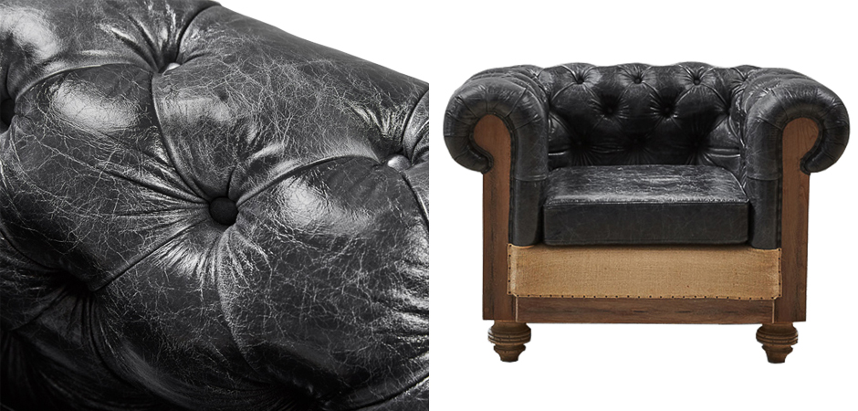 Кресло Deconstructed Chesterfield Armchair Кресло Deconstructed Chesterfield Armchair - Loft-Concept в Волгограде