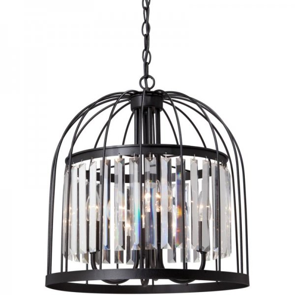 Люстра Birdcage Chandelier Fountain Black Люстра Birdcage Chandelier Fountain Black в Волгограде | Loft Concept