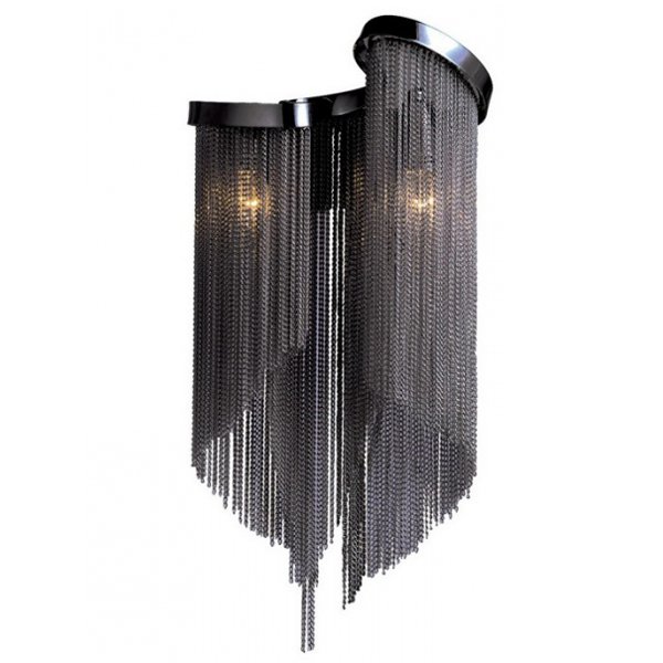 Бра Atlantis Chain Wall lamp Black Темный хром Бра Atlantis Chain Wall lamp Black Темный хром в Волгограде | Loft Concept
