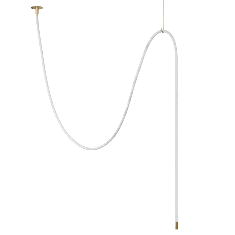 Подвесной Светильник LUKE LAMPCO TRACER LAMP 4м Белый Золотой Подвесной Светильник LUKE LAMPCO TRACER LAMP 4м Белый Золотой в Волгограде | Loft Concept