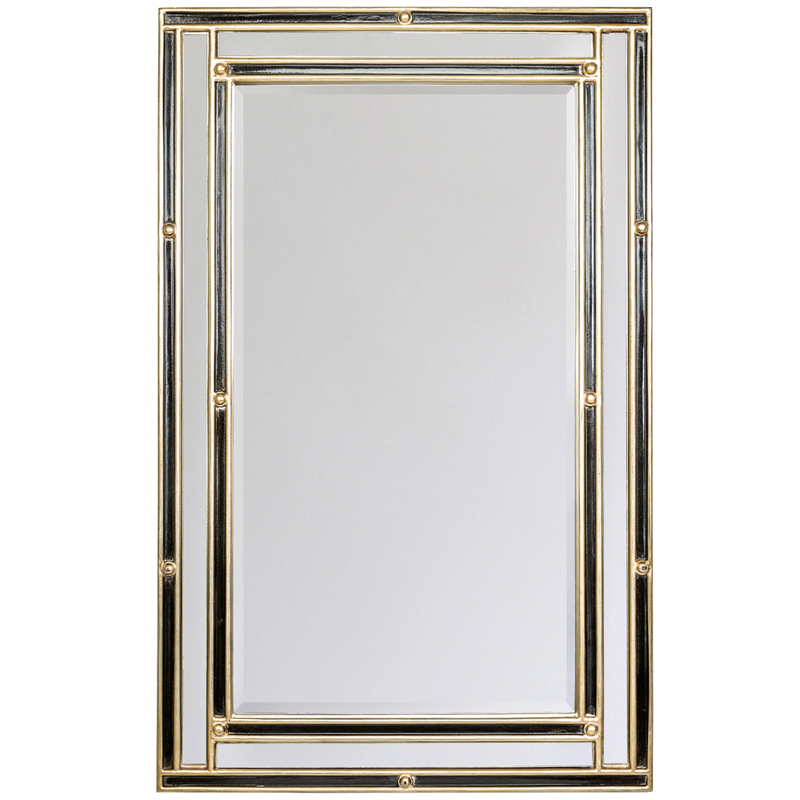 Зеркало Cambefort Mirror Зеркало Черный матовое золото в Волгограде | Loft Concept 