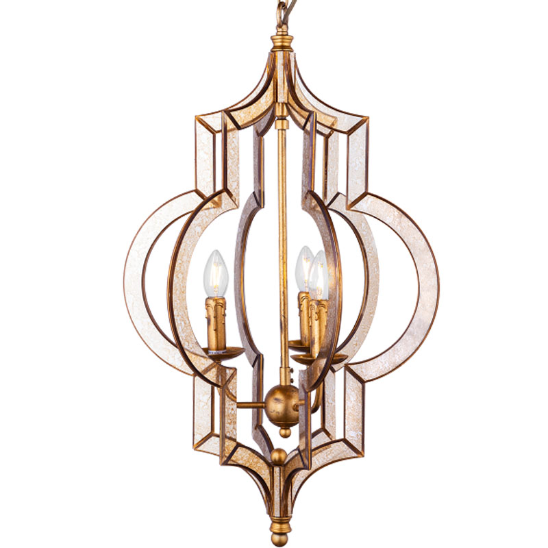 Люстра Manosque Chandelier Золотой Люстра Manosque Chandelier Золотой в Волгограде | Loft Concept