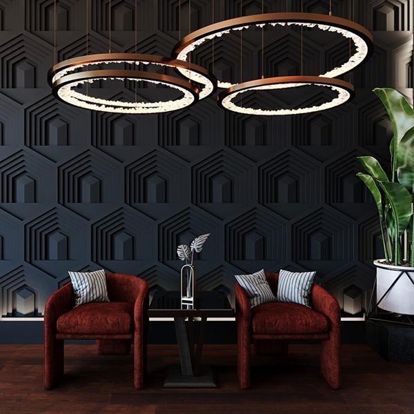 Гипсовая 3D Панель HEXAGON TEMPLE  в Волгограде | Loft Concept 