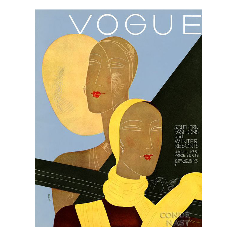 Постер Vogue Retro Мульти Постер Vogue Retro Мульти в Волгограде | Loft Concept
