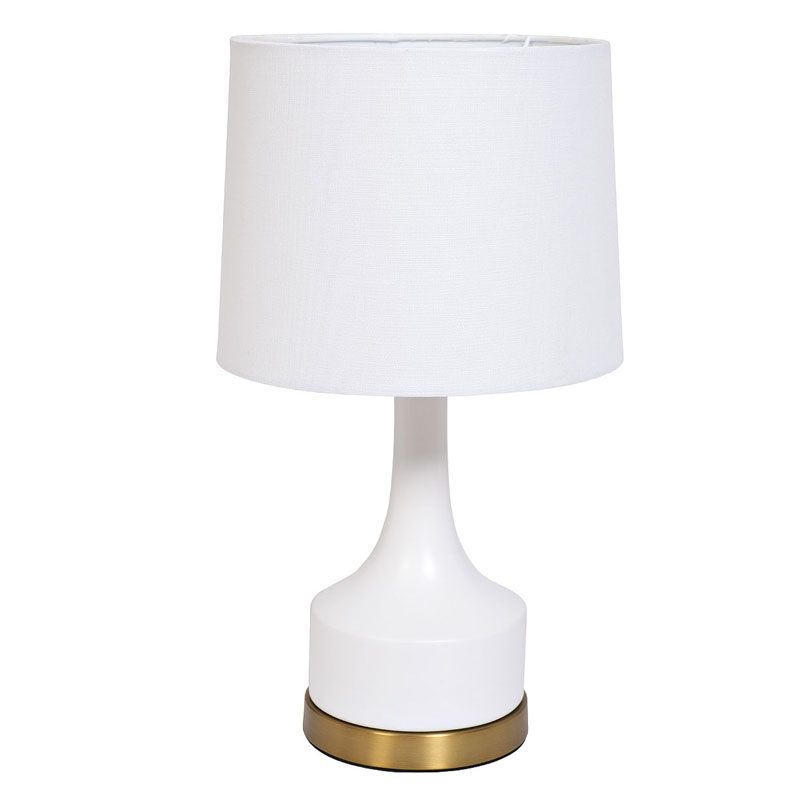 Настольная лампа Fontaine Table Lamp Золотой Белый Настольная лампа Fontaine Table Lamp Золотой Белый в Волгограде | Loft Concept