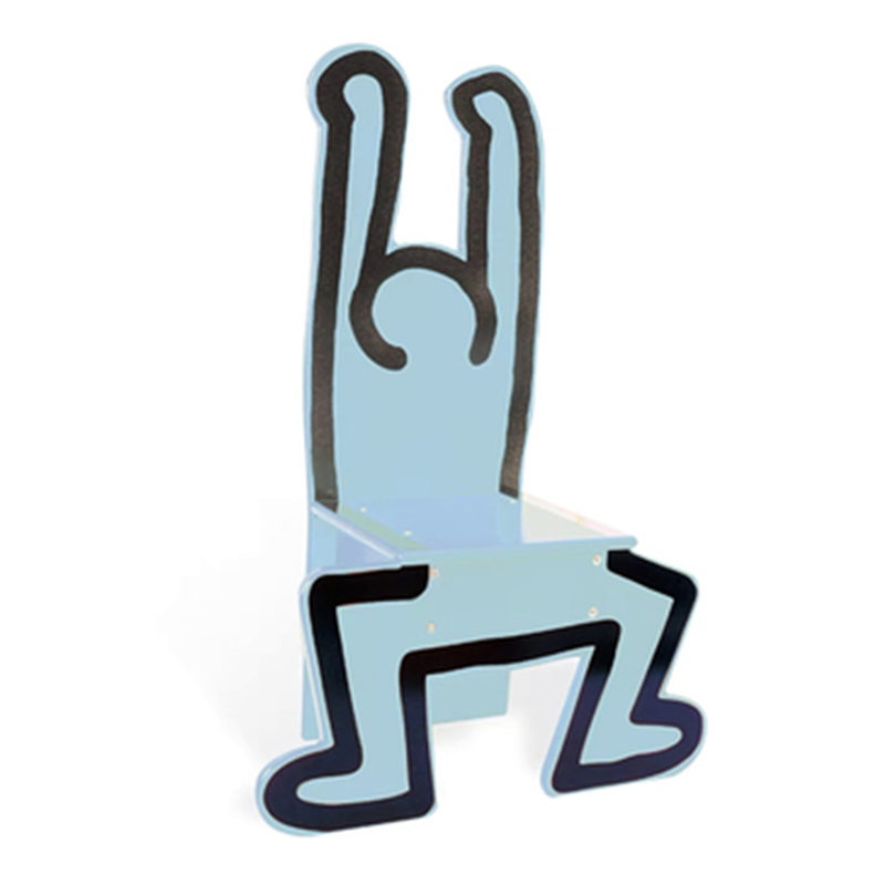 Детский стул Chaise Keith Haring Dancer Vilac Голубой Голубой Детский стул Chaise Keith Haring Dancer Vilac Голубой Голубой в Волгограде | Loft Concept