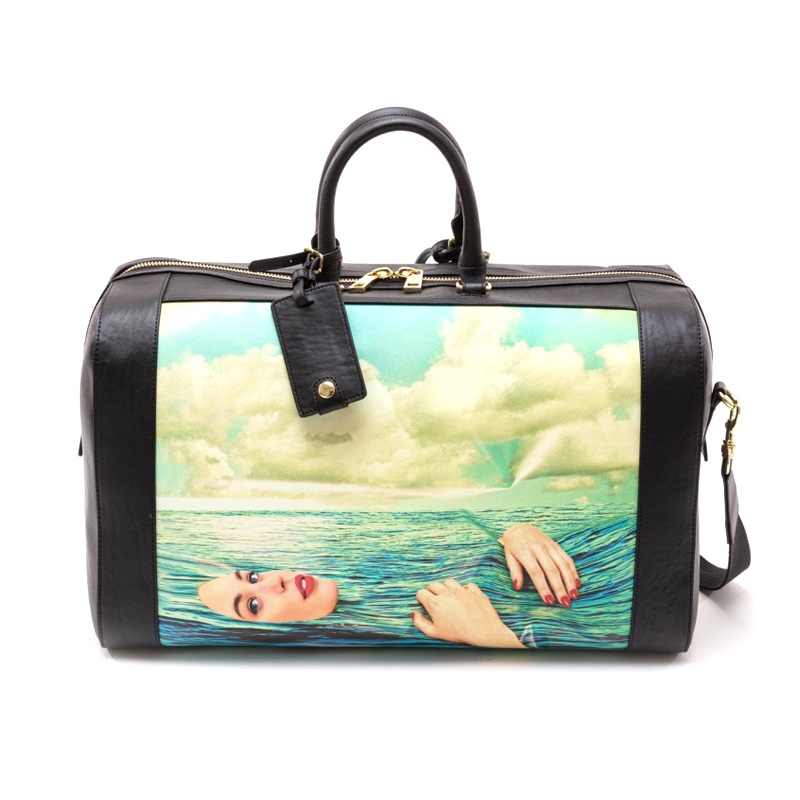 Сумка-дафл Seletti Seagirl Черный Голубой Сумка-дафл Seletti Seagirl Черный Голубой в Волгограде | Loft Concept