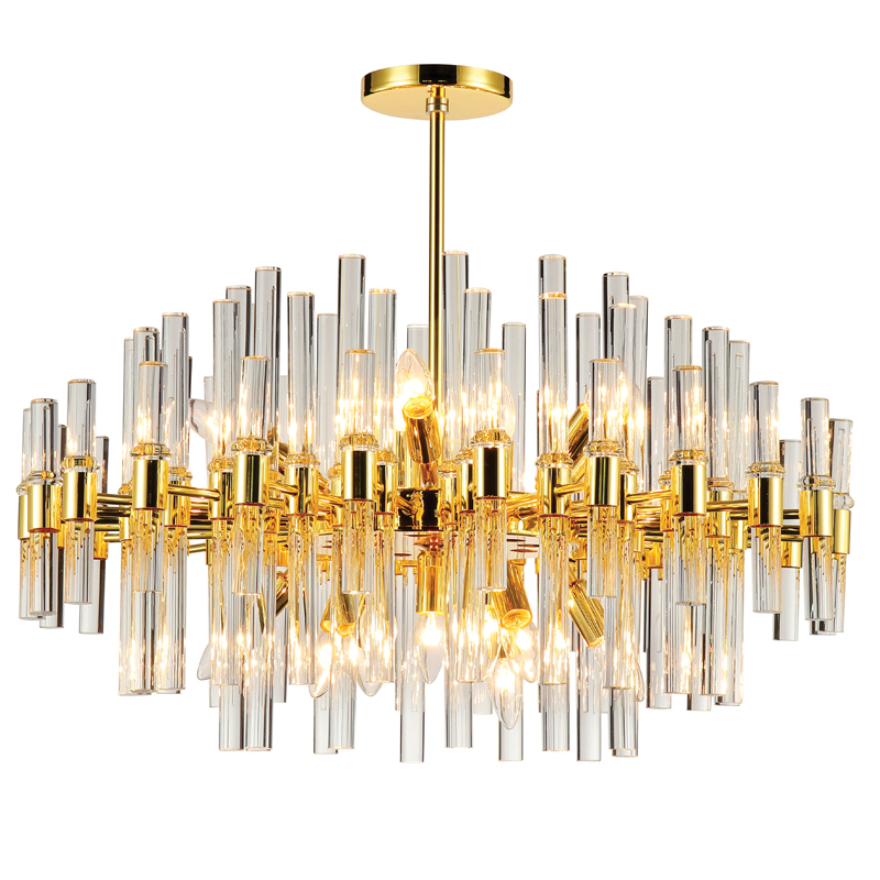 Люстра Luxxu Chandelier 80 Глянцевое золото Прозрачный Люстра Luxxu Chandelier 80 Глянцевое золото Прозрачный в Волгограде | Loft Concept