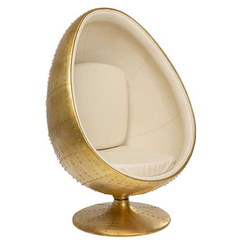Кресло Copper Egg Медь Молочный Кресло Copper Egg Медь Молочный в Волгограде | Loft Concept
