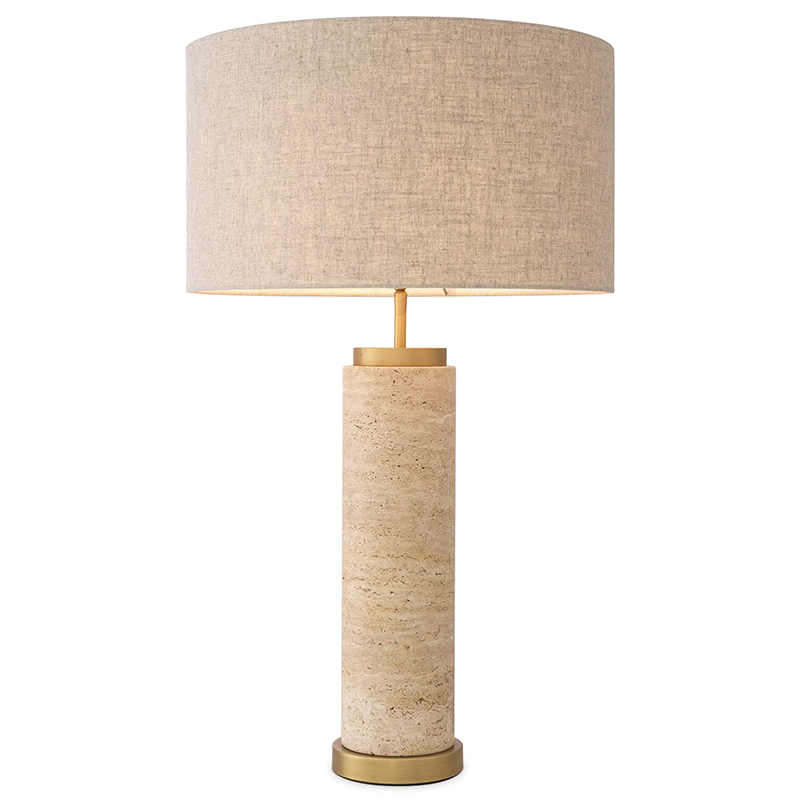 Настольная лампа Eichholtz Table Lamp Lxry Бежевый Бежево-серый Латунь Настольная лампа Eichholtz Table Lamp Lxry Бежевый Бежево-серый Латунь в Волгограде | Loft Concept