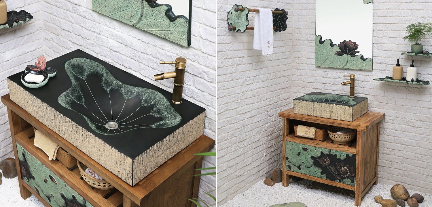 Раковина Lotus Leaf Rectangle - фото №1