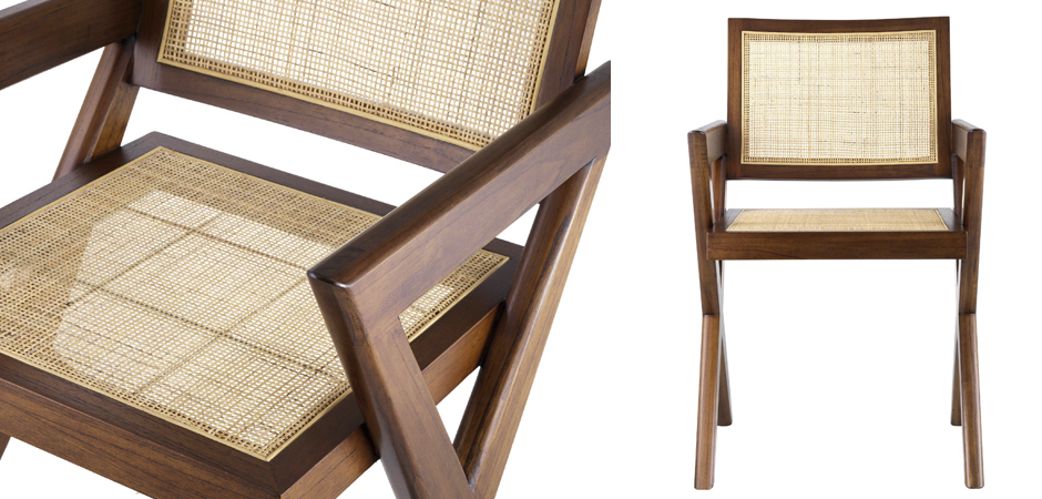 Стул Eichholtz Dining Chair Augustin brown Стул Eichholtz Dining Chair Augustin brown - Loft-Concept в Волгограде