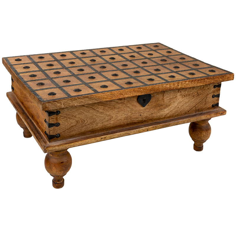 Деревянный кофейный стол Aiyla Coffee Table Коричневый Коричневый винтаж Деревянный кофейный стол Aiyla Coffee Table Коричневый Коричневый винтаж в Волгограде | Loft Concept