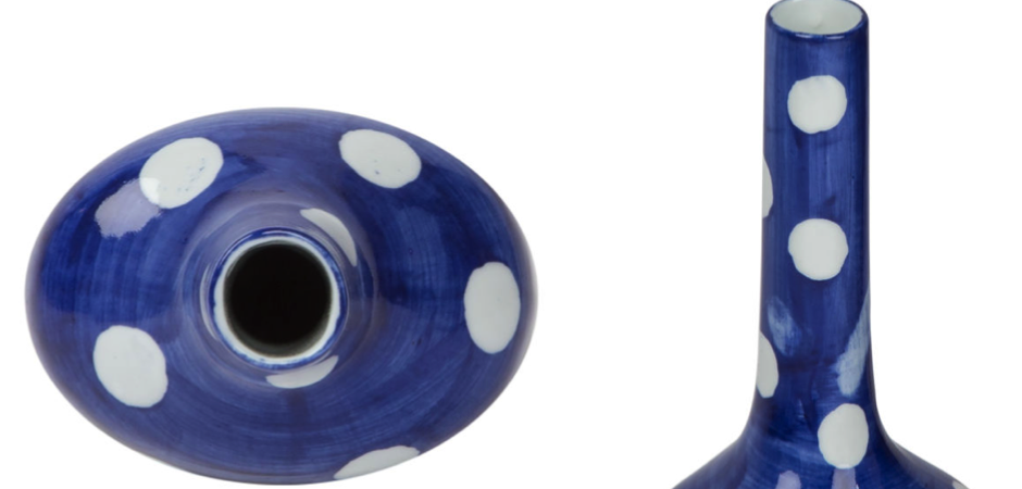 Ваза-бутылка blue & white ornament Point Bottle Ваза-бутылка blue & white ornament Point Bottle - Loft-Concept в Волгограде