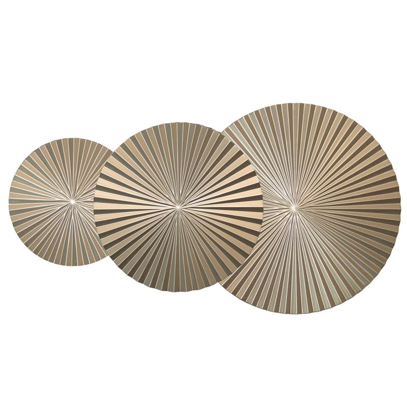 Арт-объект Apollo Champagne Wall Plaque Disc 3 Золотой Шампань в Волгограде | Loft Concept 
