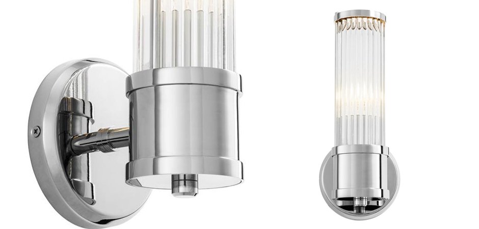 Бра Wall Lamp Claridges Single Nickel Бра Wall Lamp Claridges Single Nickel - Loft-Concept в Волгограде
