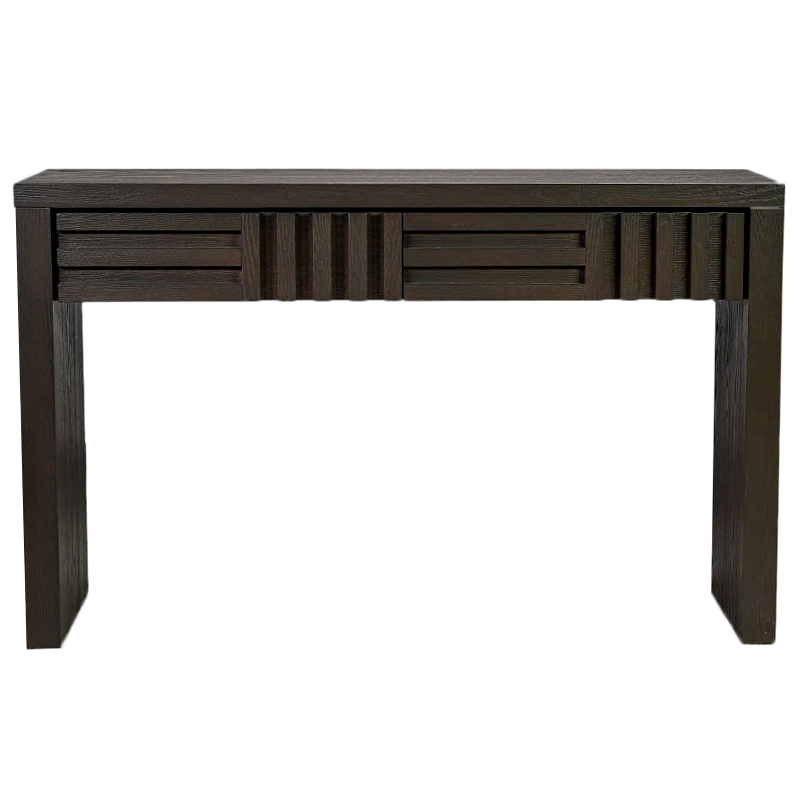 Консоль с двумя ящиками Wooden Rails Коричневый Консоль с двумя ящиками Wooden Rails Коричневый в Волгограде | Loft Concept