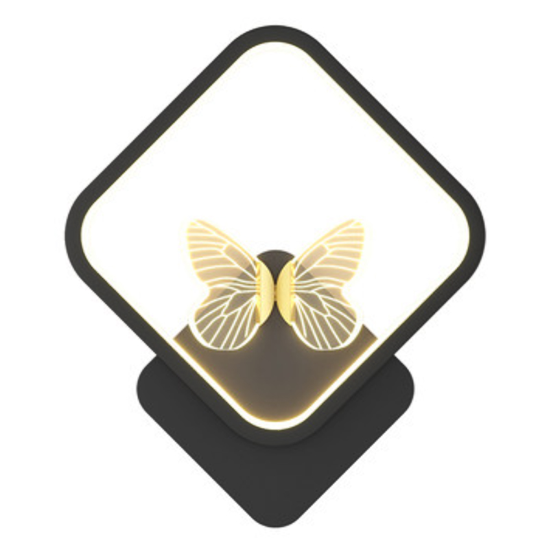 Бра Butterfly Black Rhombus Wall Lamp Прозрачный Черный Бра Butterfly Black Rhombus Wall Lamp Прозрачный Черный в Волгограде | Loft Concept