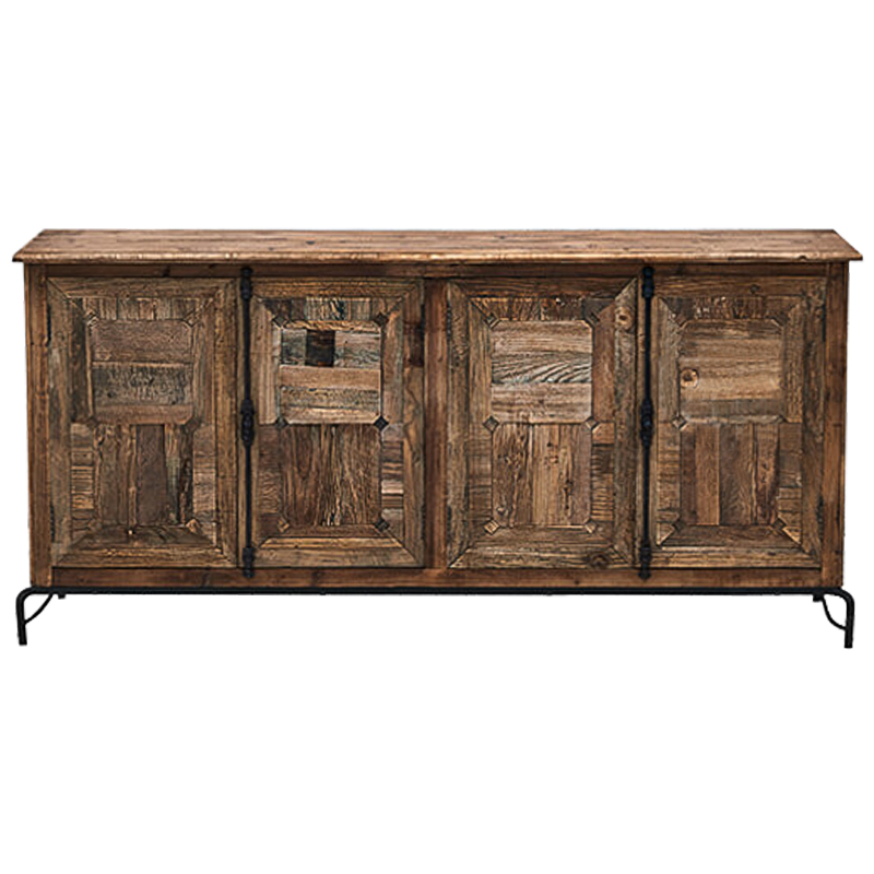 Комод деревянный в стиле Лофт Ennio Wood Commode Коричневый Черный Комод деревянный в стиле Лофт Ennio Wood Commode Коричневый Черный в Волгограде | Loft Concept