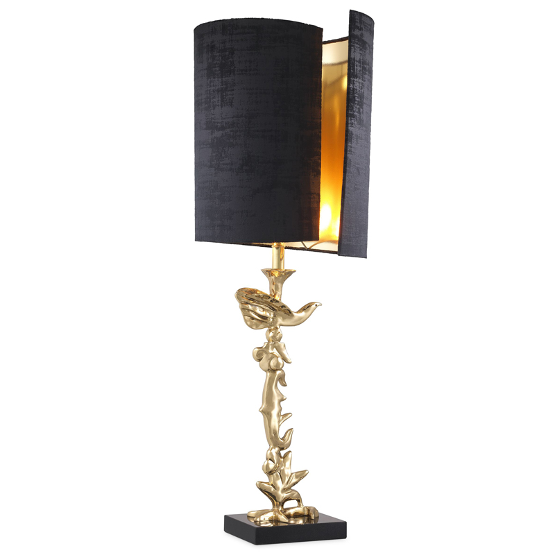 Настольная лампа Eichholtz Table Lamp Aras Латунь Черный Настольная лампа Eichholtz Table Lamp Aras Латунь Черный в Волгограде | Loft Concept