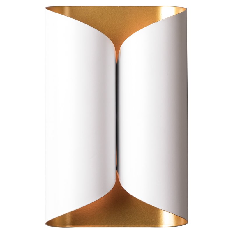 Бра White and Brass Roll Белый Латунь Бра White and Brass Roll Белый Латунь в Волгограде | Loft Concept