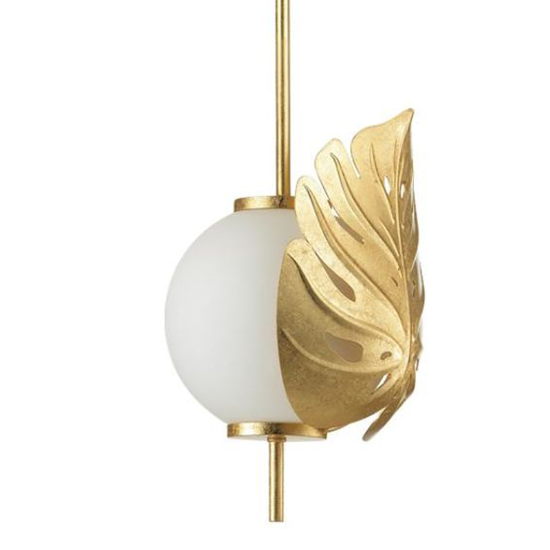Подвесной светильник Gold Monstera Leaf Золотой Подвесной светильник Gold Monstera Leaf Золотой в Волгограде | Loft Concept