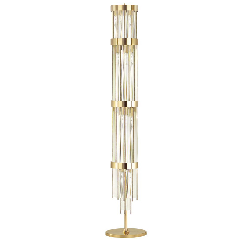 Торшер Niemira Floor lamp Прозрачный (Transparent) Золотой Торшер Niemira Floor lamp Прозрачный (Transparent) Золотой в Волгограде | Loft Concept