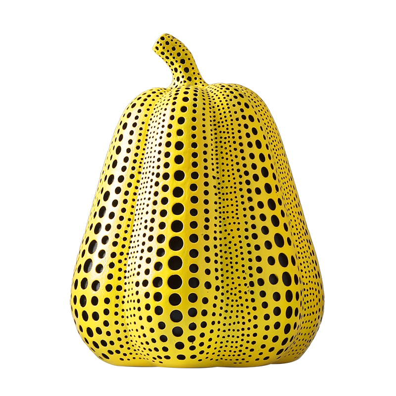 Статуэтка тыквы Kusama Yayoi I Желтый Черный Статуэтка тыквы Kusama Yayoi I Желтый Черный в Волгограде | Loft Concept