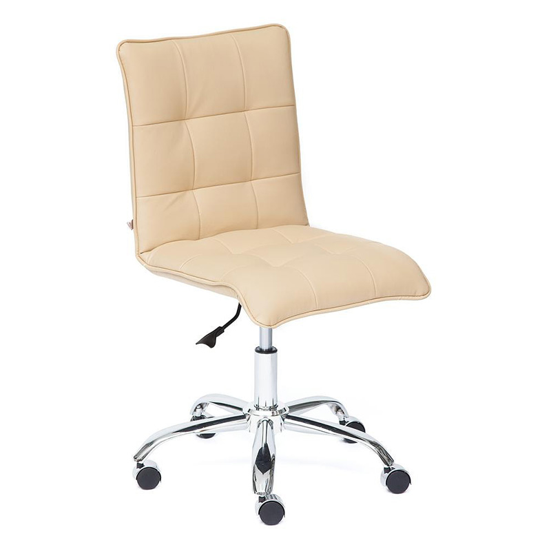 Кресло Deborah eco-leather beige Бежевый Хром Кресло Deborah eco-leather beige Бежевый Хром в Волгограде | Loft Concept