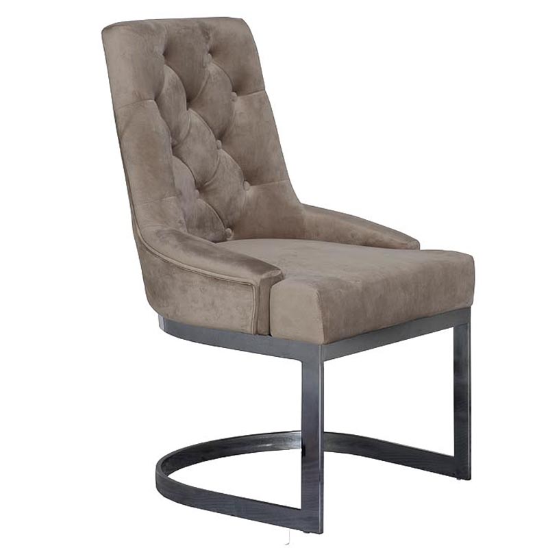 Стул Famos Chair gray Бежево-серый Графит Стул Famos Chair gray Бежево-серый Графит в Волгограде | Loft Concept