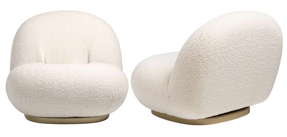 Кресло Pacha lounge chair ivory Кресло Pacha lounge chair ivory - Loft-Concept в Волгограде