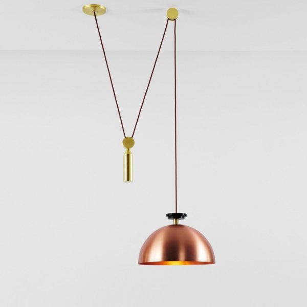 Подвесной светильник Shape up Pendant Hemisphere Copper Латунь Медь Подвесной светильник Shape up Pendant Hemisphere Copper Латунь Медь в Волгограде | Loft Concept