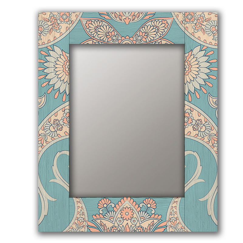 Зеркало Paisley Pattern Мульти Зеркало Paisley Pattern Мульти в Волгограде | Loft Concept
