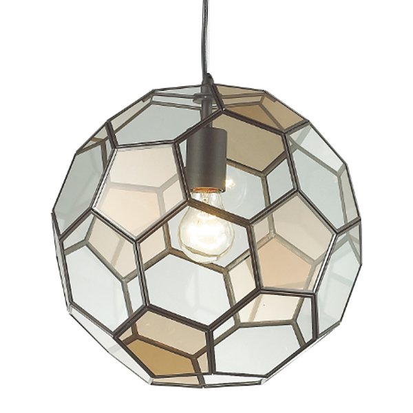 Подвесной светильник Glass & Metal Cage Pendant Globe Multi Прозрачное Стекло Янтарь (Amber) Черный Подвесной светильник Glass & Metal Cage Pendant Globe Multi Прозрачное Стекло Янтарь (Amber) Черный в Волгограде | Loft Concept