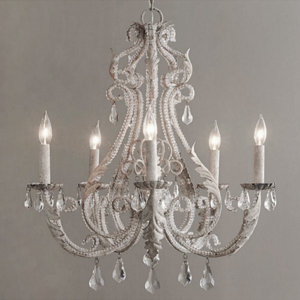 Restoration Hardware PALAIS Chandelier Белый винтажная патина Restoration Hardware PALAIS Chandelier Белый винтажная патина в Волгограде | Loft Concept