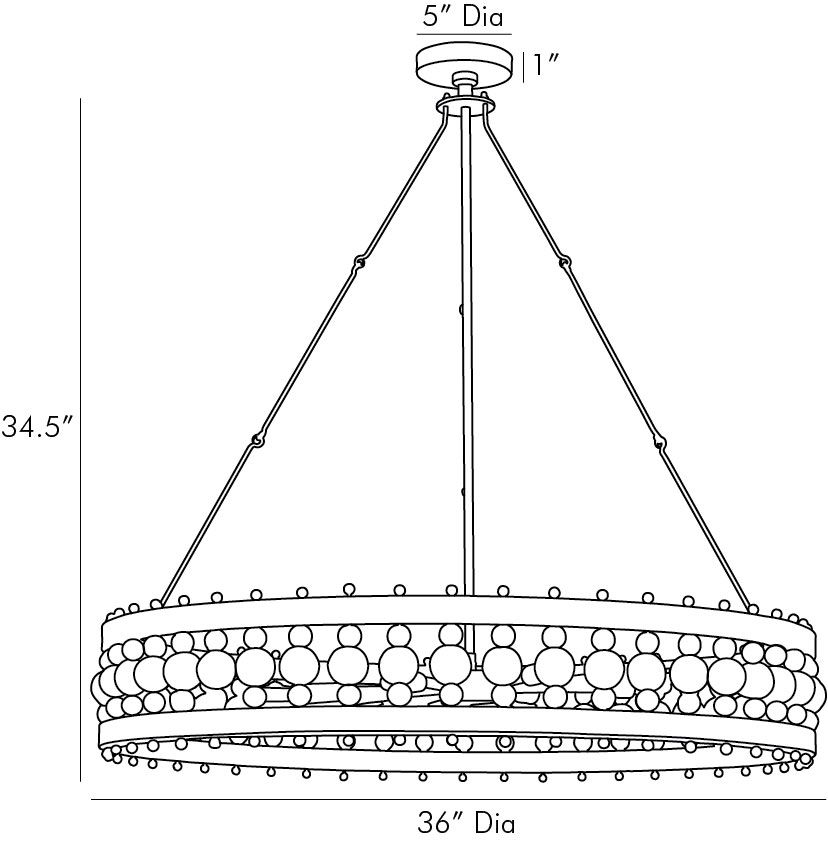 Люстра Arteriors ESME CHANDELIER Люстра Arteriors ESME CHANDELIER в Волгограде