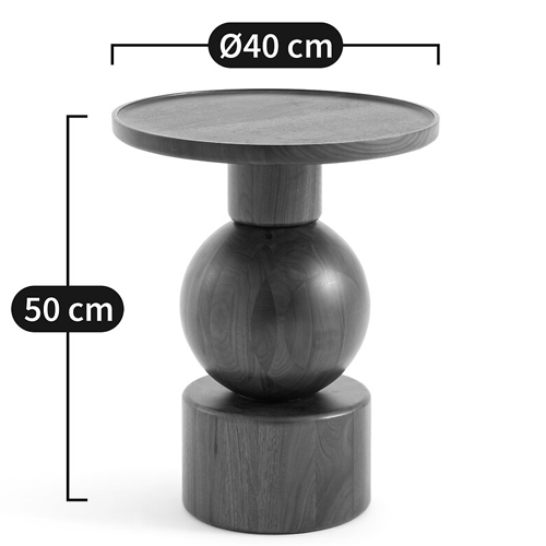 Приставной столик из массива Kobe Dark Wooden Side Table Приставной столик из массива Kobe Dark Wooden Side Table в Волгограде