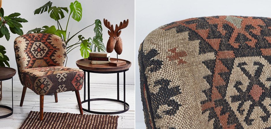 Кресло KELIM Brown Chair Кресло KELIM Brown Chair - Loft-Concept в Волгограде