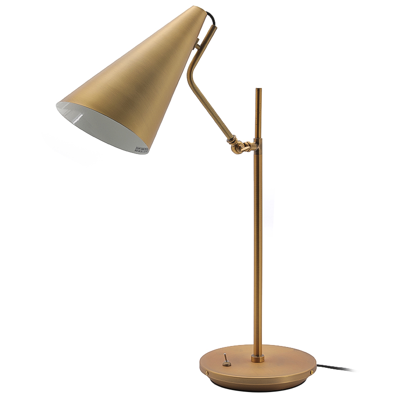 Настольная лампа Tubular Loud Brass Латунь Настольная лампа Tubular Loud Brass Латунь в Волгограде | Loft Concept