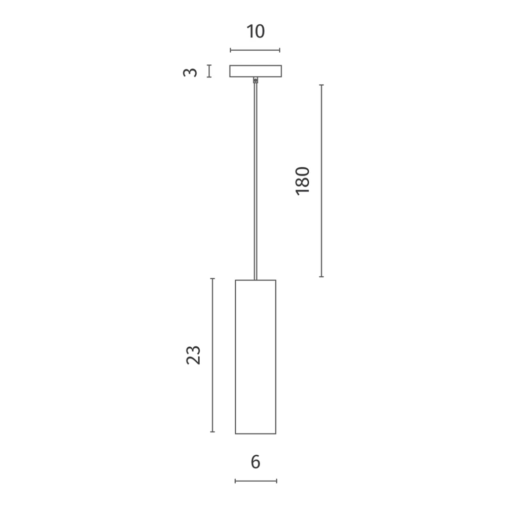 Подвесной светильник в форме цилиндра Douro Light белый мрамор в Волгограде