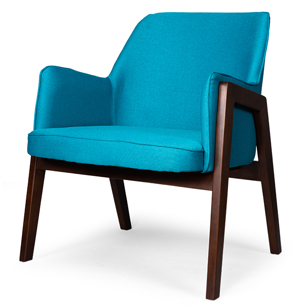 Кресло Gregory light blue Голубой Коричневый Кресло Gregory light blue Голубой Коричневый в Волгограде | Loft Concept
