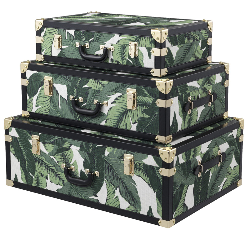 Комплект чемоданов Eichholtz TRUNK BITTERSWEETS SET OF 3 Мульти в Волгограде | Loft Concept 