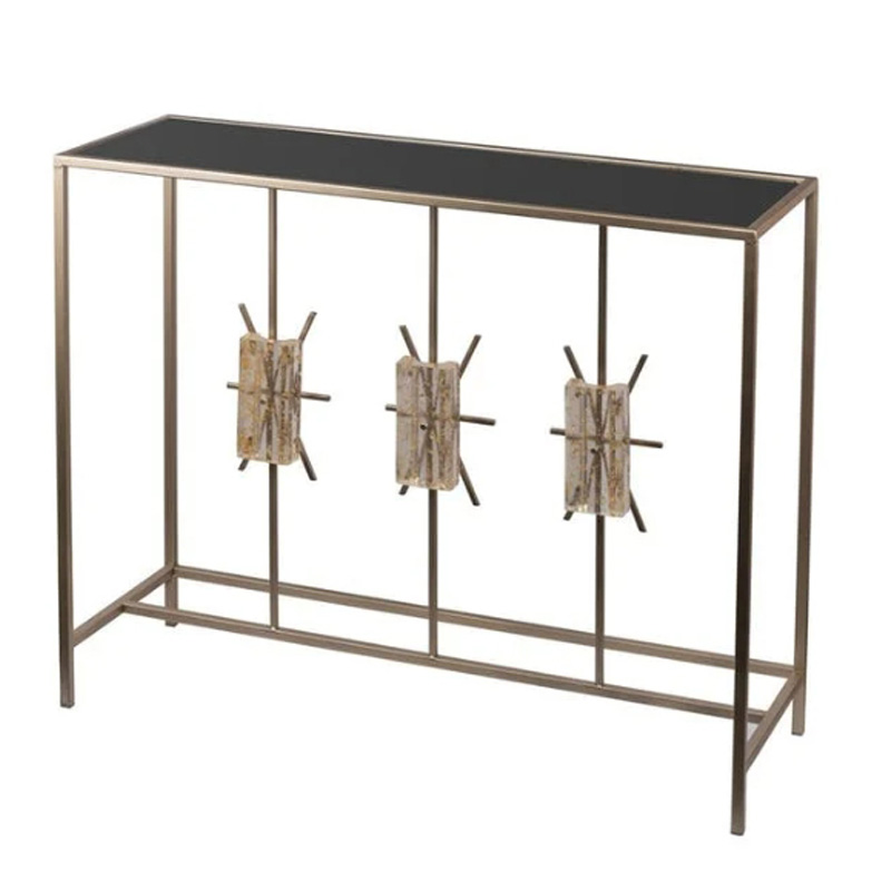 Консоль Console With Decor Золотой Консоль Console With Decor Золотой в Волгограде | Loft Concept