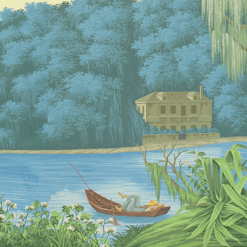 Обои ручная роспись North American River Views Dufour on scenic paper Обои ручная роспись North American River Views Dufour on scenic paper в Волгограде | Loft Concept