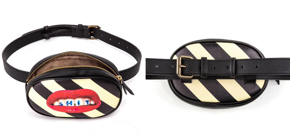 Поясная сумка Seletti Shit Striped Поясная сумка Seletti Shit Striped - Loft-Concept в Волгограде