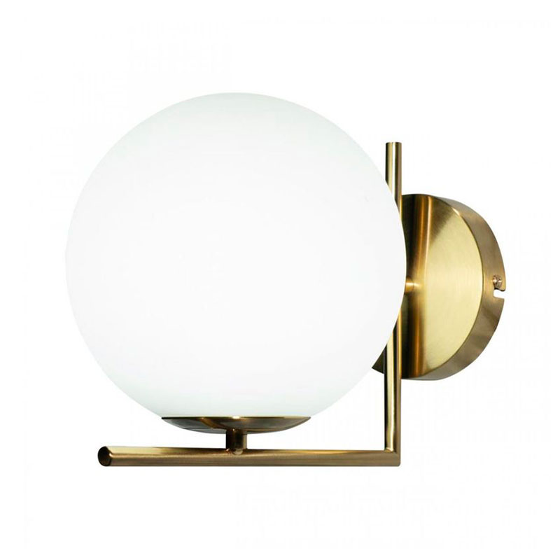 Бра Flos IC Lights Wall Gold Золотой Белый Бра Flos IC Lights Wall Gold Золотой Белый в Волгограде | Loft Concept