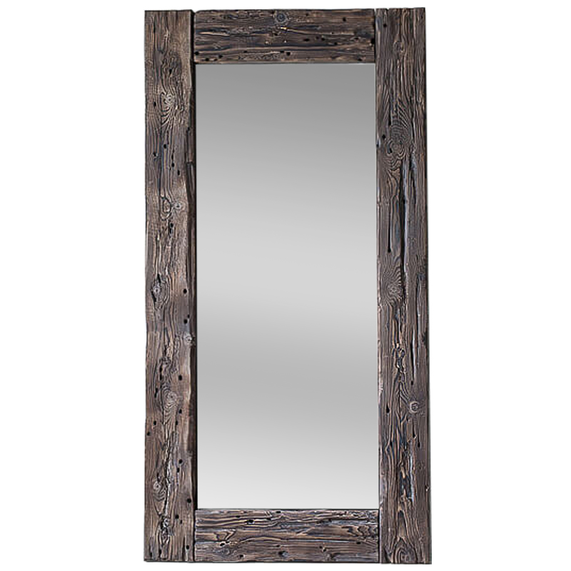 Зеркало Aged Wood Mirror Коричневый винтаж Зеркало Aged Wood Mirror Коричневый винтаж в Волгограде | Loft Concept