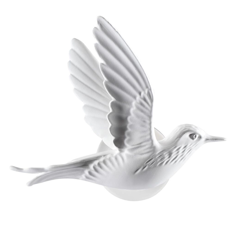 Бра White Bird Wall Lamp Белый Бра White Bird Wall Lamp Белый в Волгограде | Loft Concept