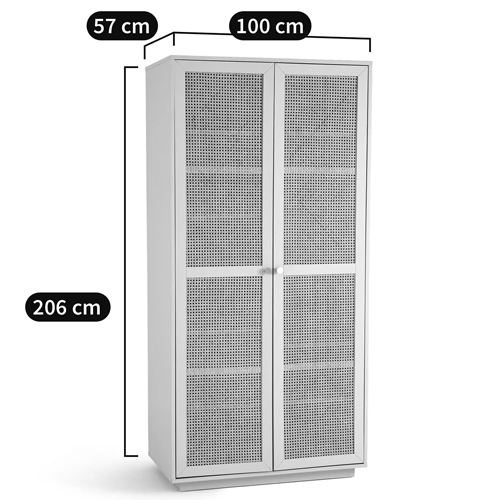 Шкаф с двумя дверцами из плетеного ротанга Tomio Wicker Furniture Шкаф с двумя дверцами из плетеного ротанга Tomio Wicker Furniture в Волгограде