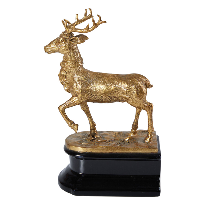 Держатель для книг в виде оленя из фарфора и бронзы Eden Garden porcelain and bronze Черный Бронза Держатель для книг в виде оленя из фарфора и бронзы Eden Garden porcelain and bronze Черный Бронза в Волгограде | Loft Concept